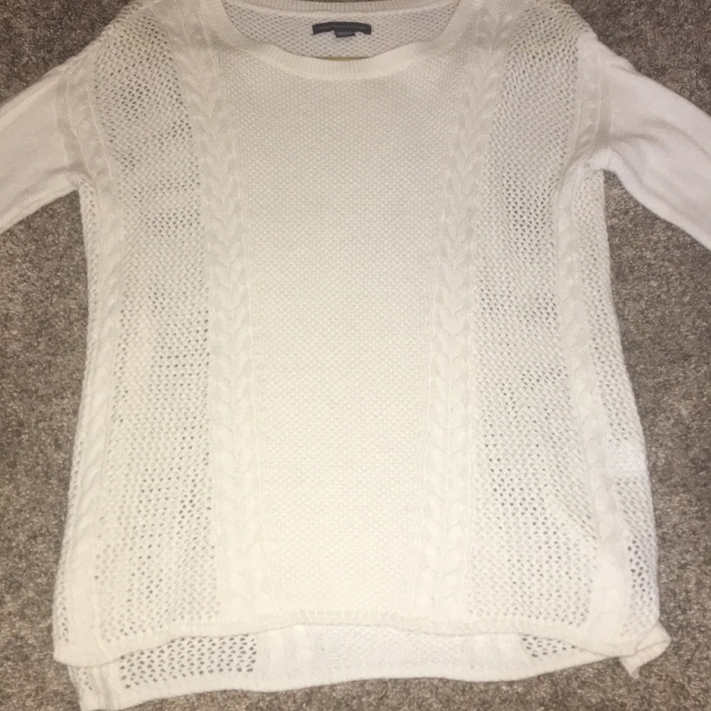 White American Eagle Sweater